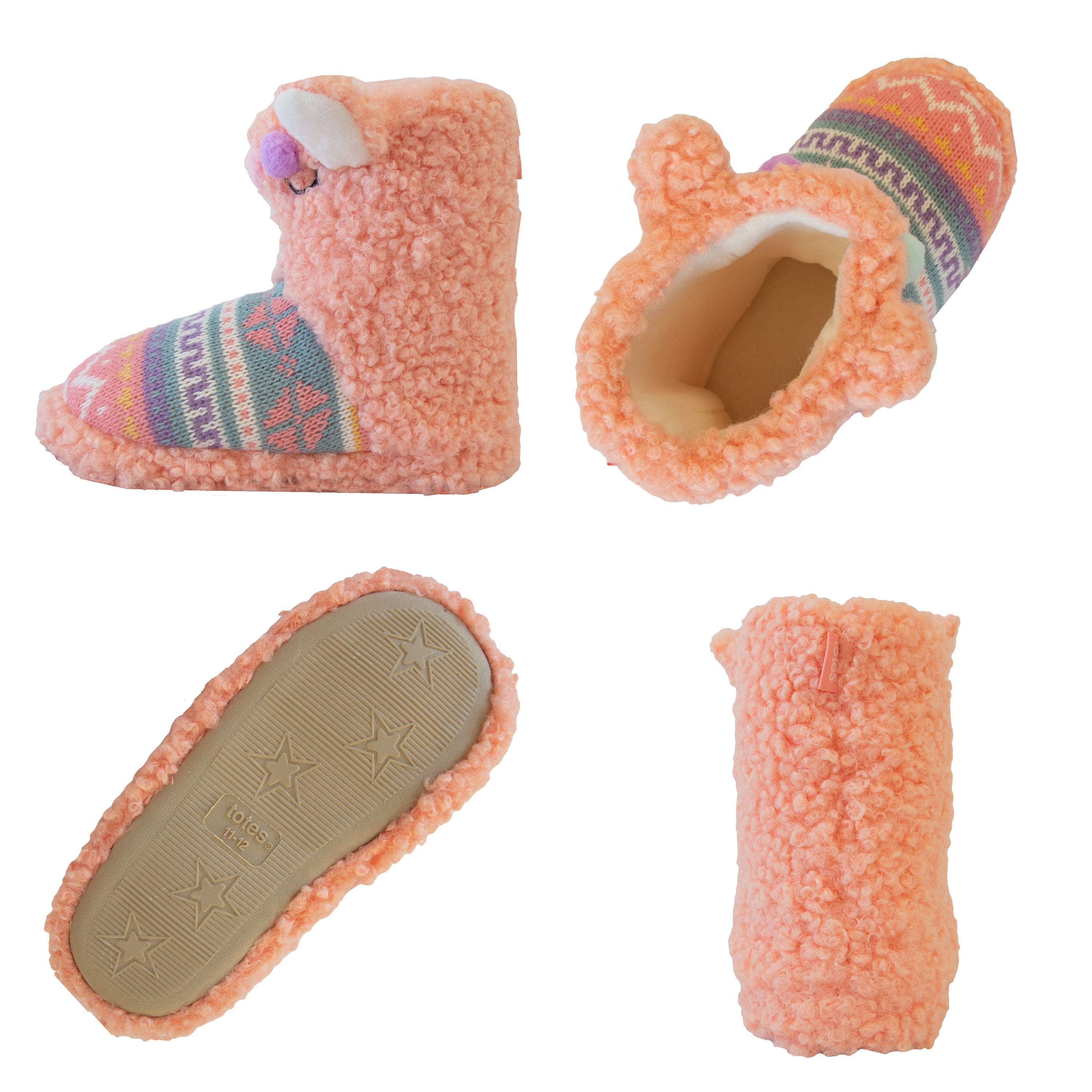 Kids Slipper Boot Pink | The Trybe